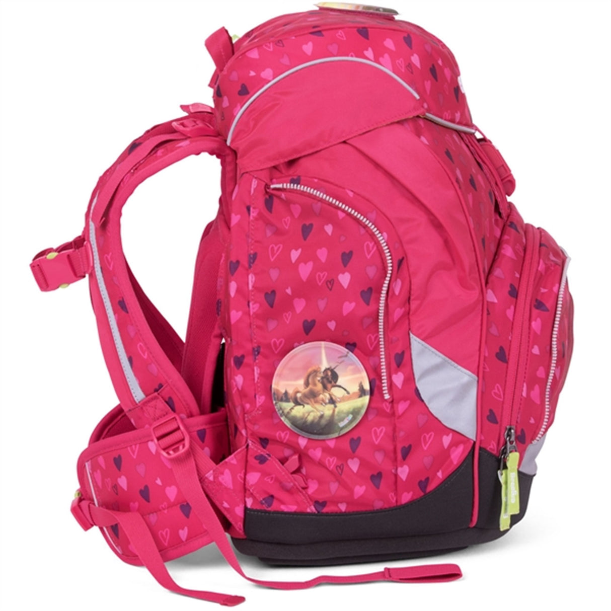 Ergobag Skoleveske Prime HorseshoeBear Pink Hearts