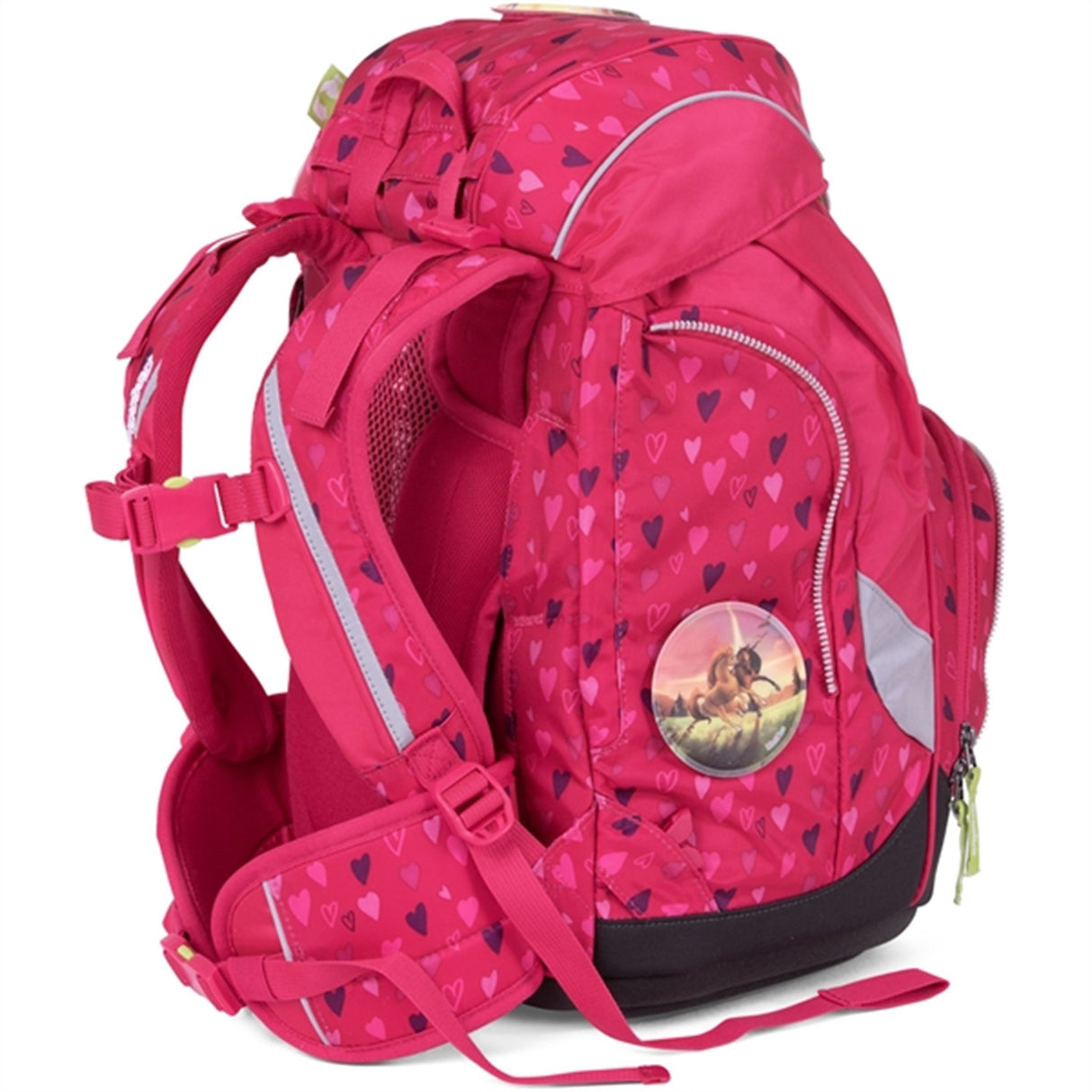 Ergobag Skoleveske Prime HorseshoeBear Pink Hearts