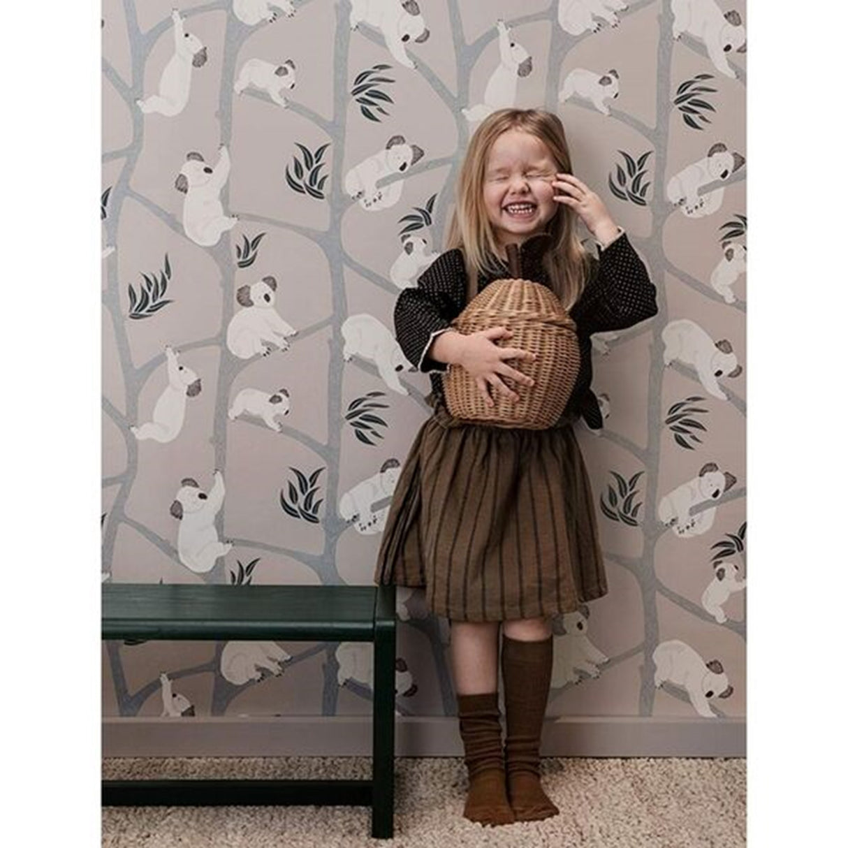 Ferm Living Flettet Kurv Lille Æble