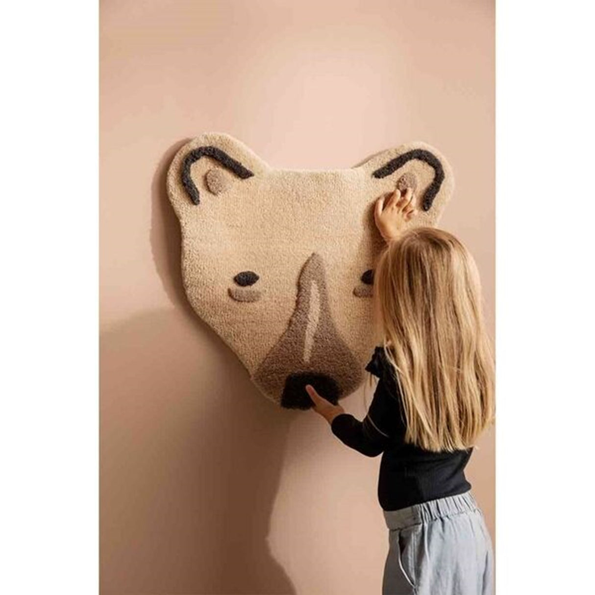 Ferm Living Polar Head Floor / Wall Rug