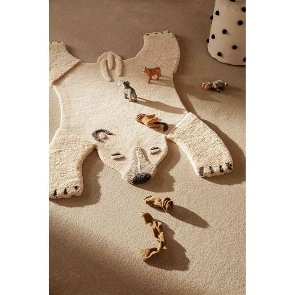 Ferm Living Animal Tufted Rug Polar Beear