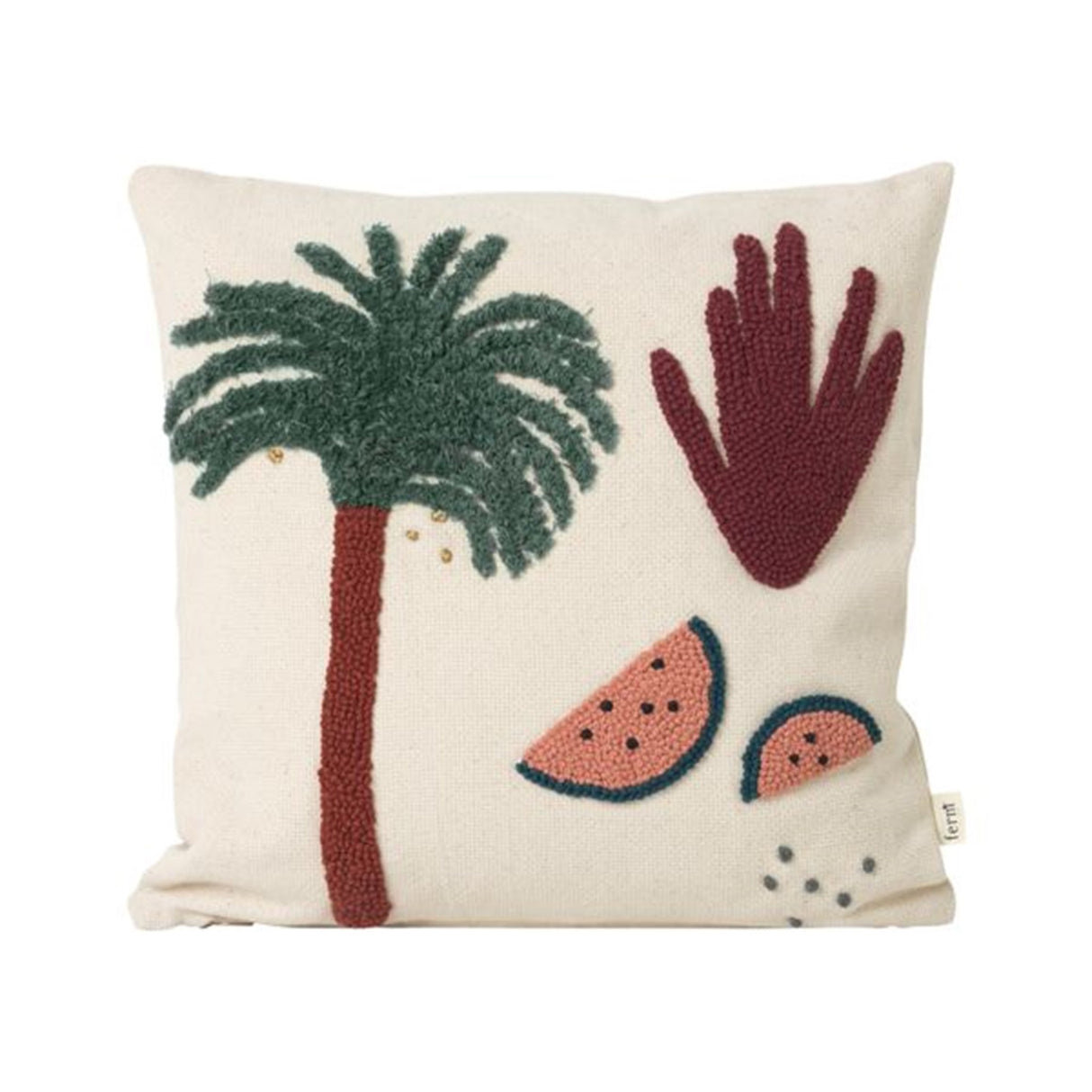 Ferm Living Palm Cushion m. Pude