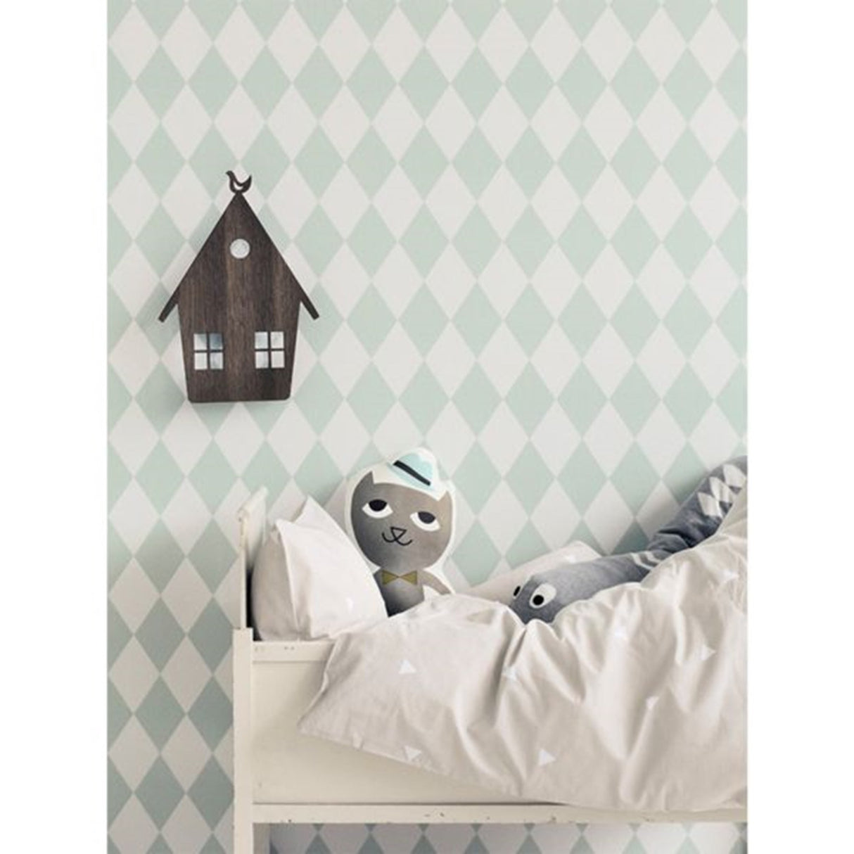 Ferm Living Wallpaper Harlequin Mint