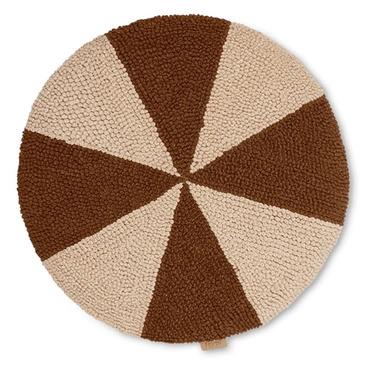 Ferm Living Arch Embr Round Pute