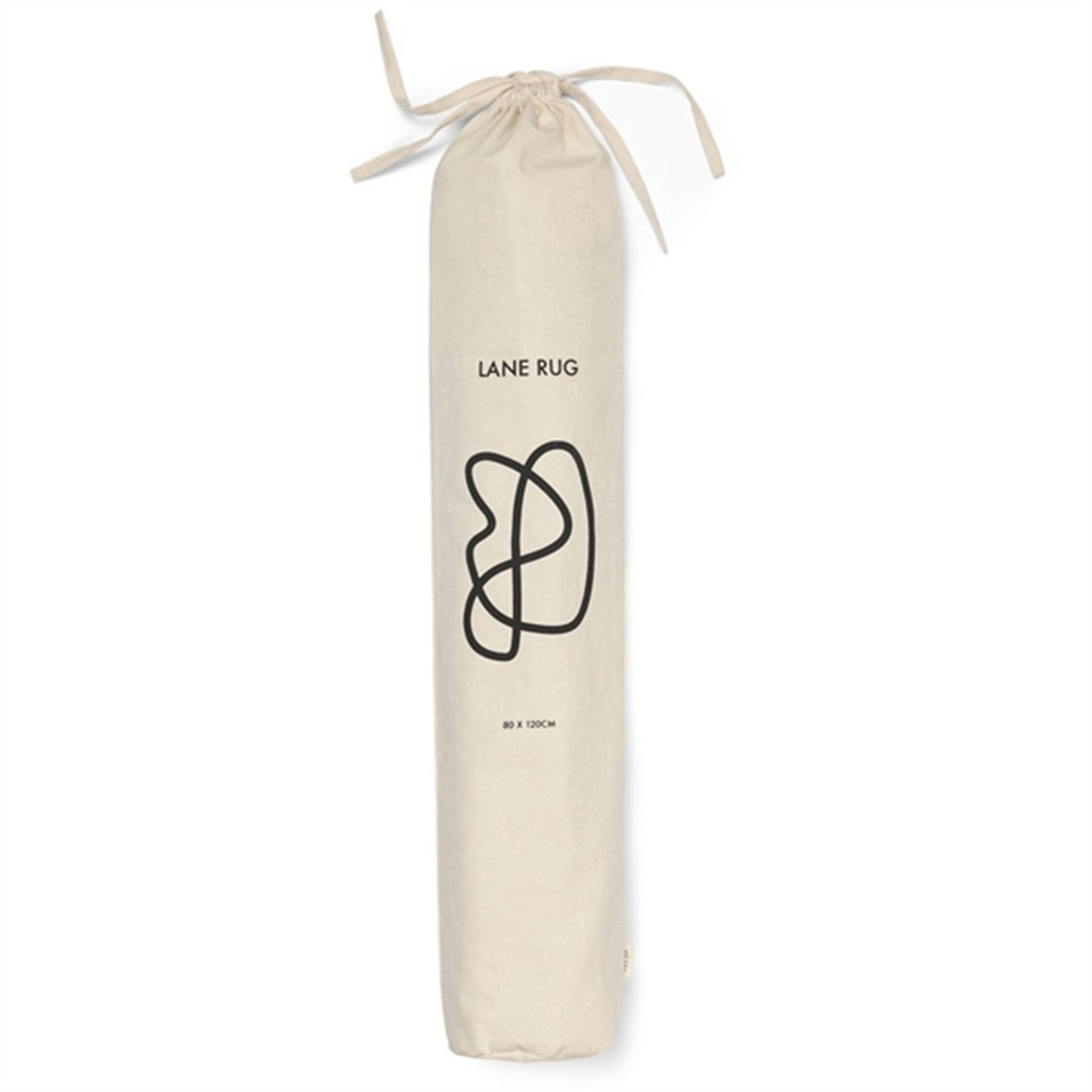 Ferm Living Lane Teppe Off-White/Chocolate