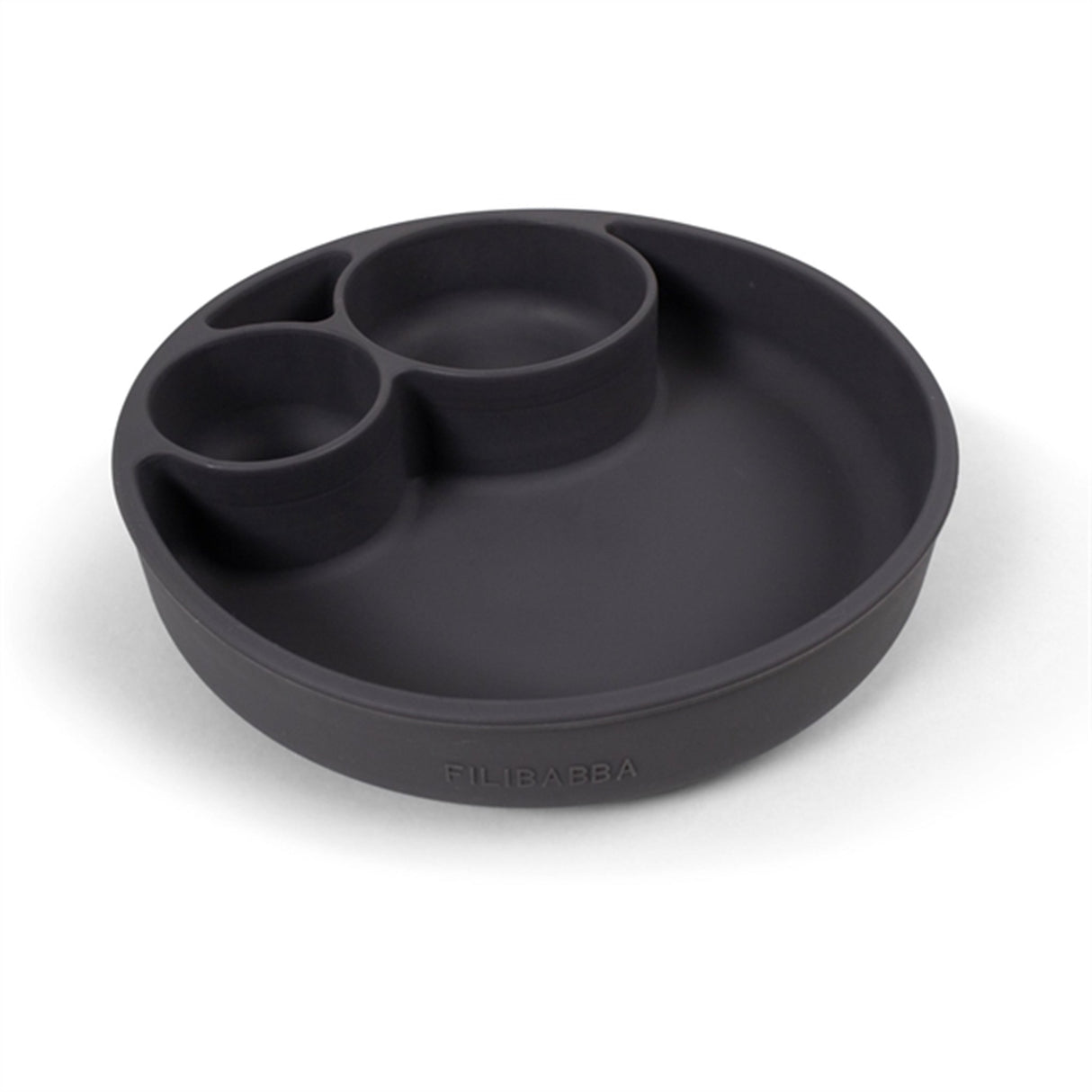 FILIBABBA Tallerken Ruminddelt Stone Grey