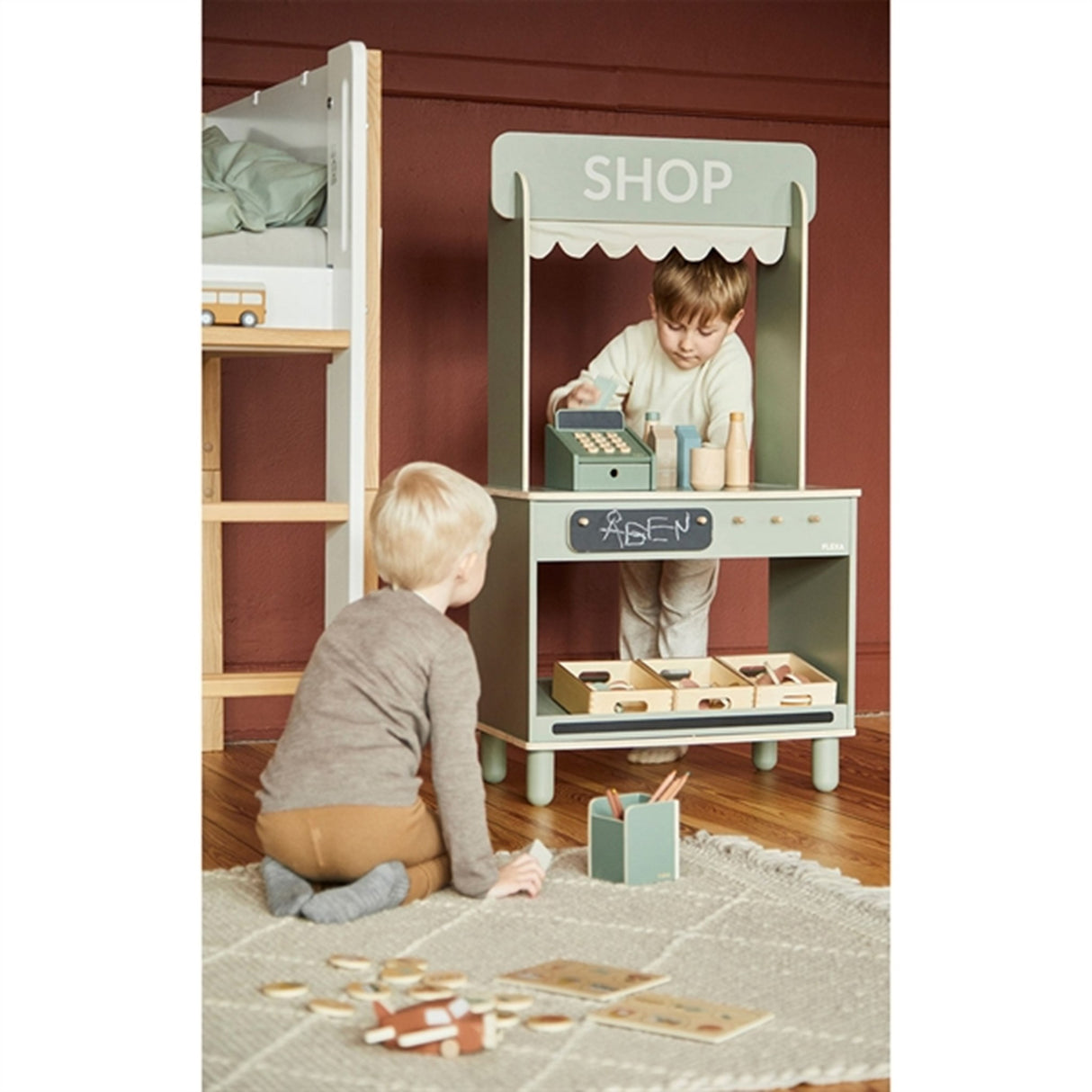 FLEXA PLAY Butik Og Café Grønn