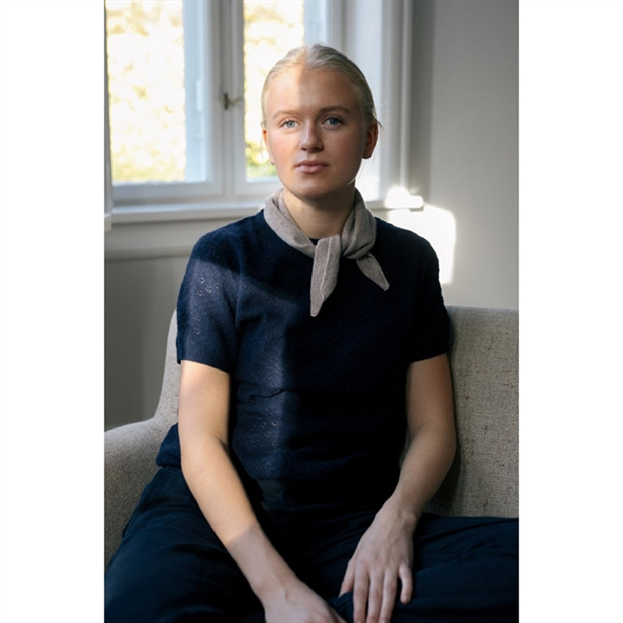 HOLMM Toast Foty Cashmere Strikk Skjerf