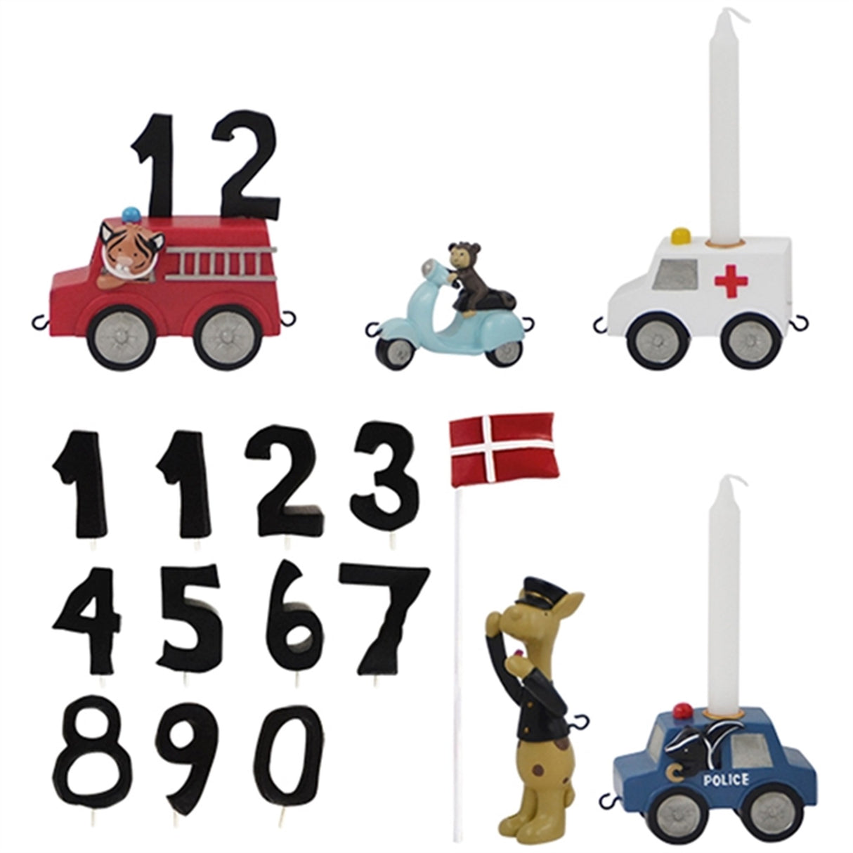 Kids by Friis Birthday Train Biler