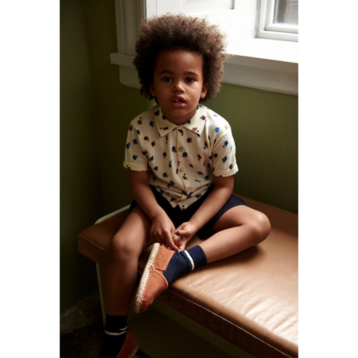 FUB Printed Skjorte Ecru/Flower