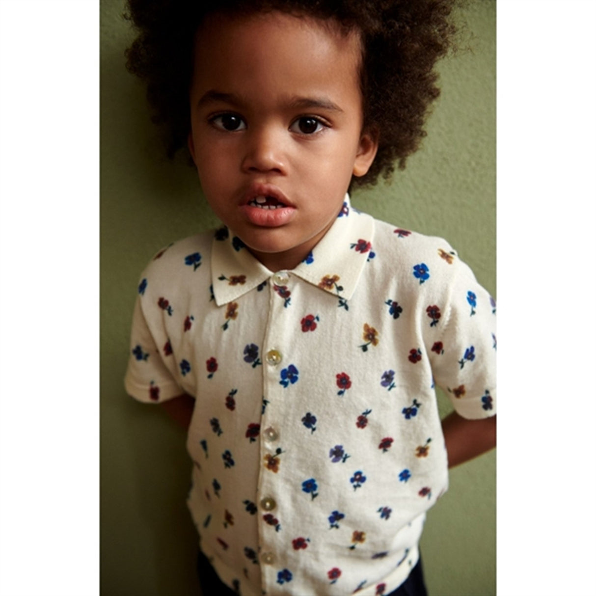 FUB Printed Skjorte Ecru/Flower