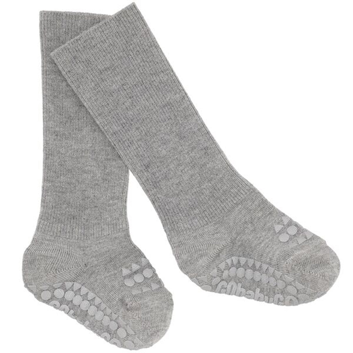 GObabyGO Bamboo Sokker Antislip Grey Melange