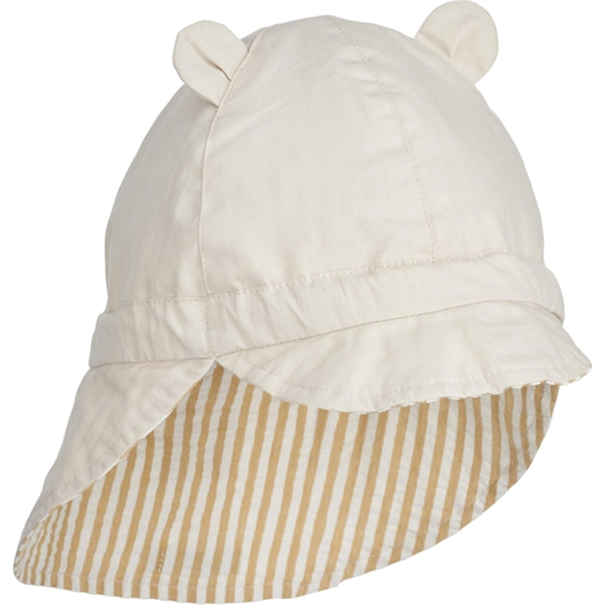 Liewood Gorm Solhatt Stripe Yellow Mellow/Créme