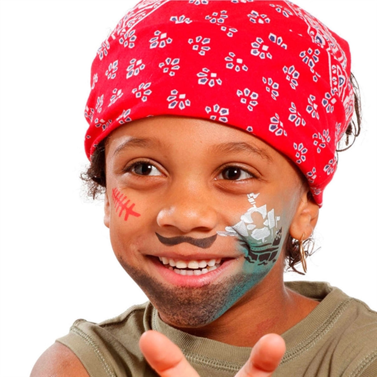 Grim'tout Stencil til Teatersminke Ridder og Pirat