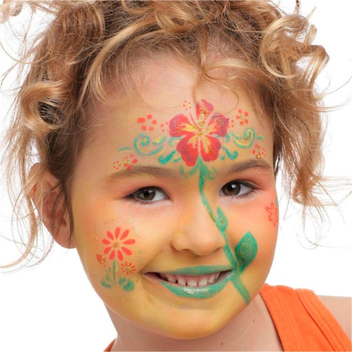 Grim'tout Stencil Teater Makeup Blomster