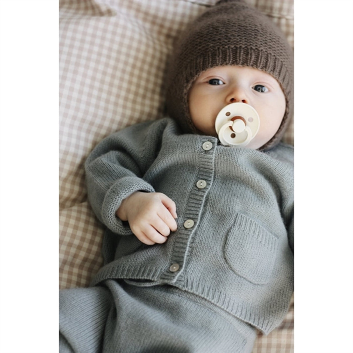 lalaby Dove Cashmere Bobbie Cardigan