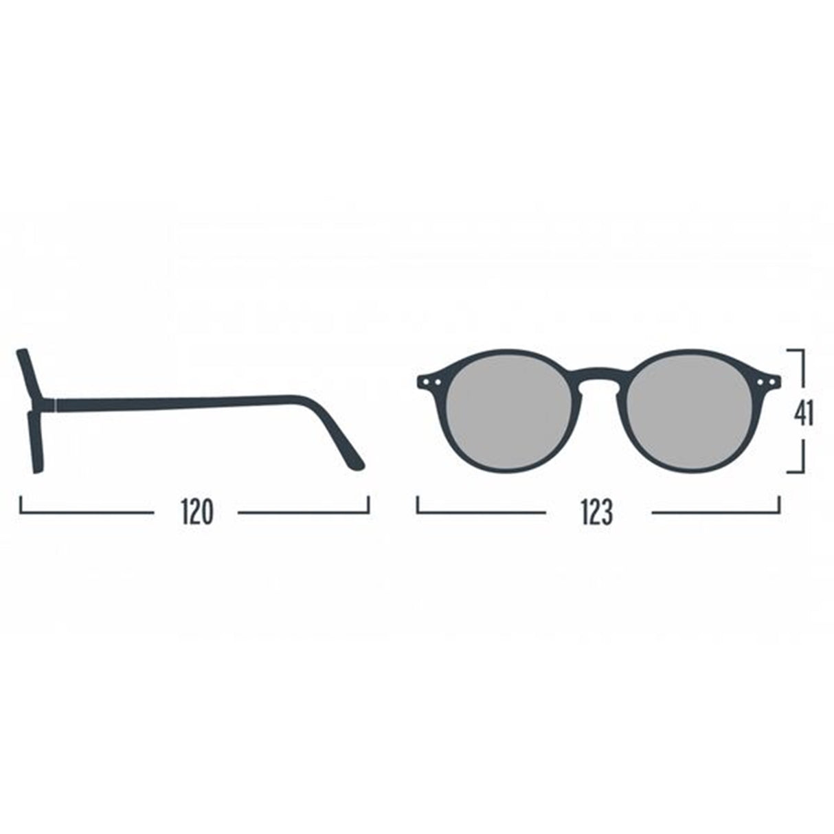 Izipizi Junior Solbriller D Navy Blue