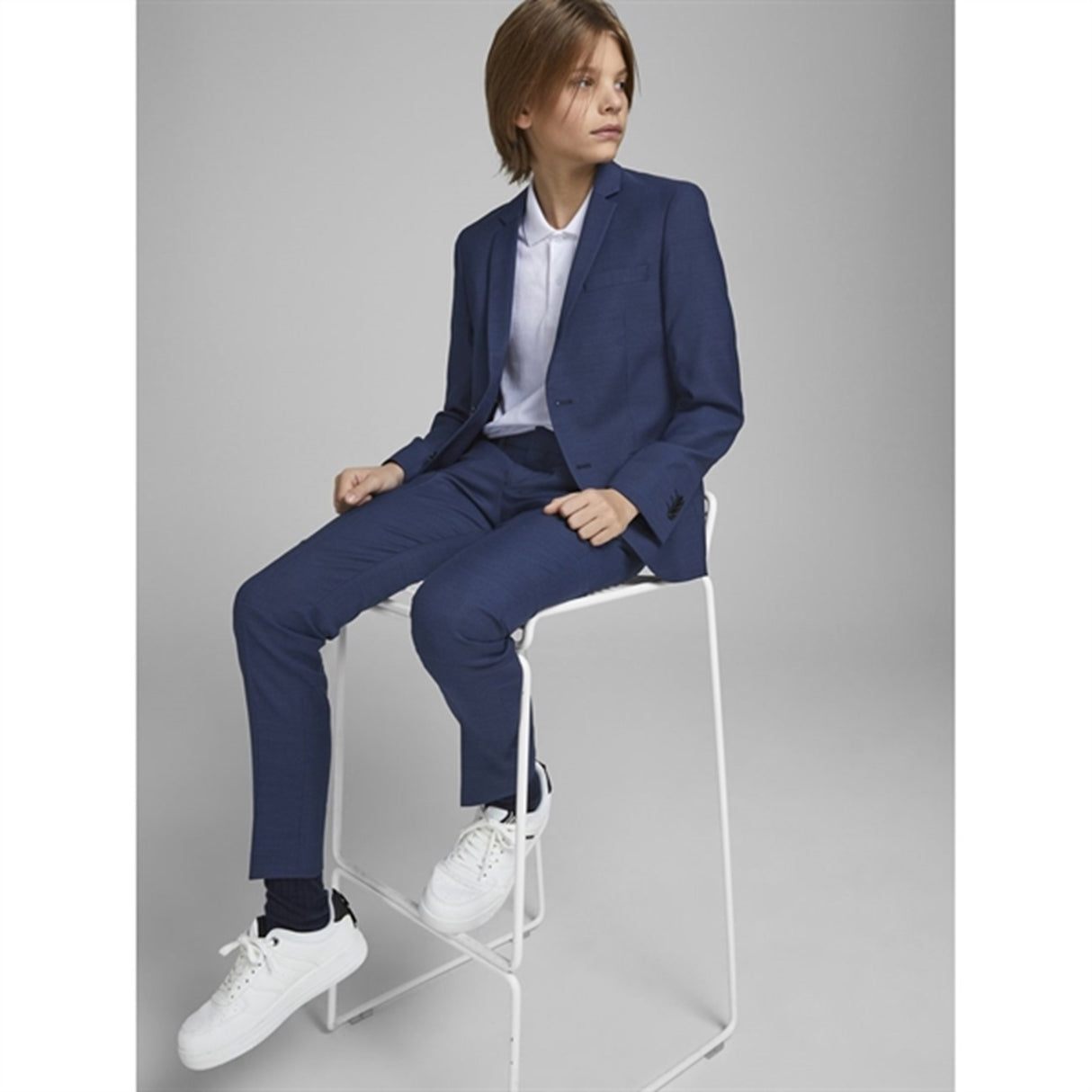 Jack & Jones Junior Medieval Blue Solaris Bukser Noos