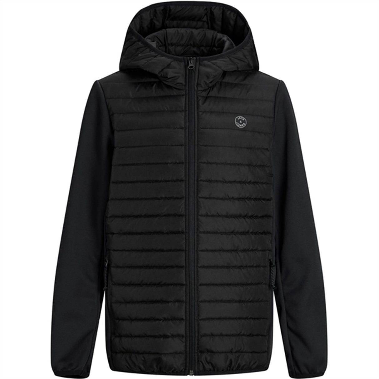 Jack & Jones Junior Black Multi Vattert Overgangsjakke Noos