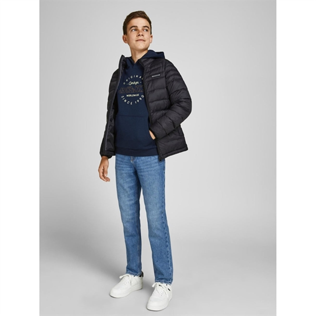 Jack & Jones Junior Blue Denim Original Clark Jeans 023 Noos