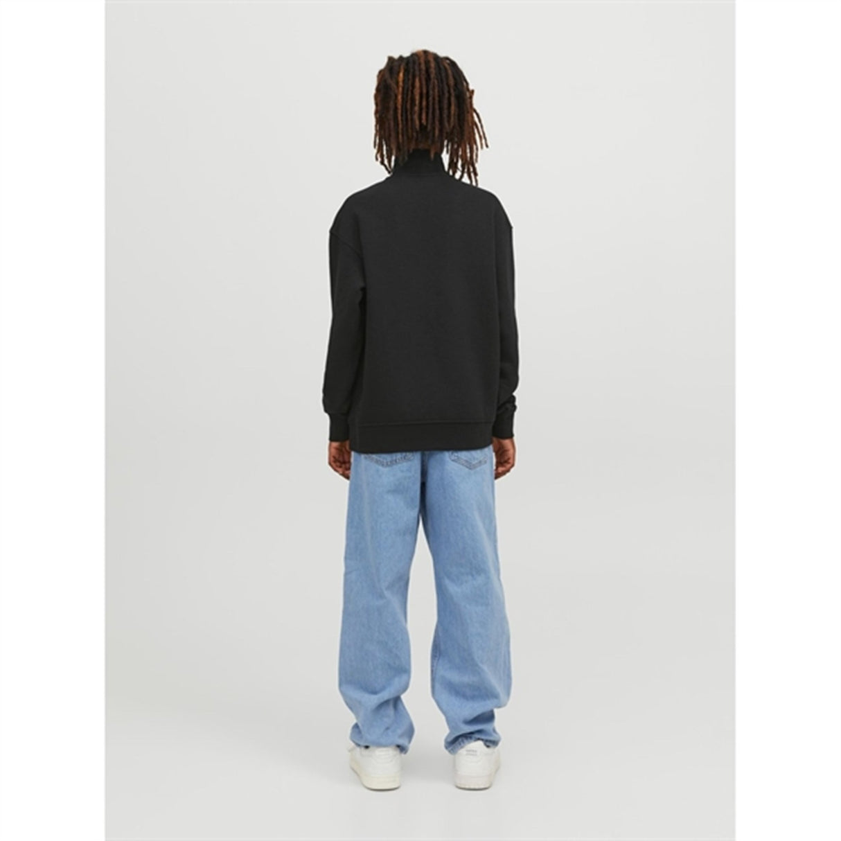 Jack & Jones Junior Black Jorvesterbro Collegegenser