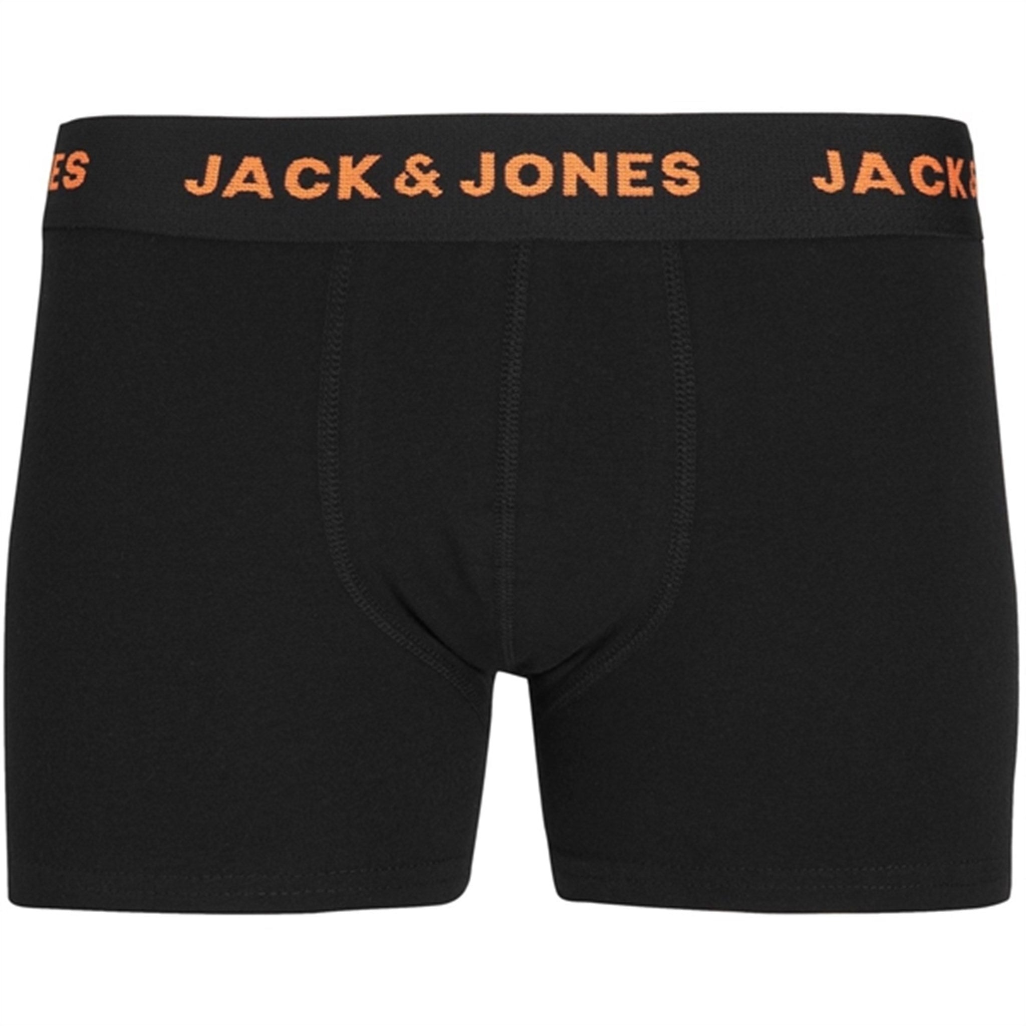 Jack & Jones Junior Black Basic Bokser shorts 7-pakning Noos 5