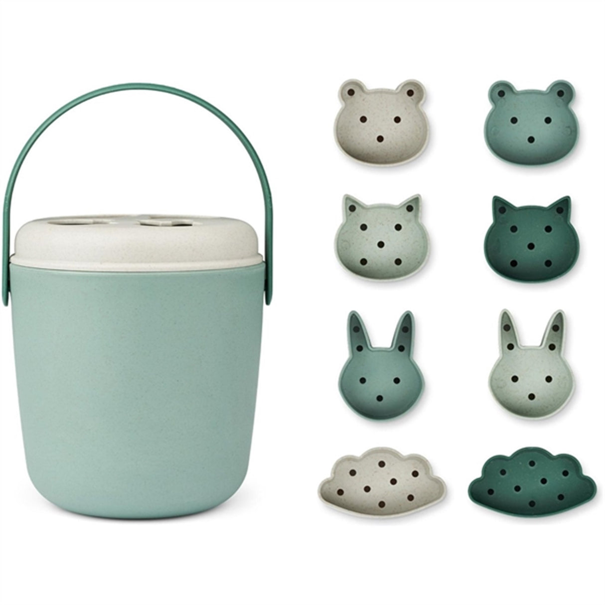 Liewood Jorn Strandbøtte Peppermint Multi Mix