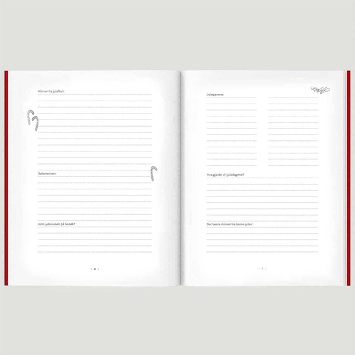 WITHWHITE Juleminner A5 Norsk