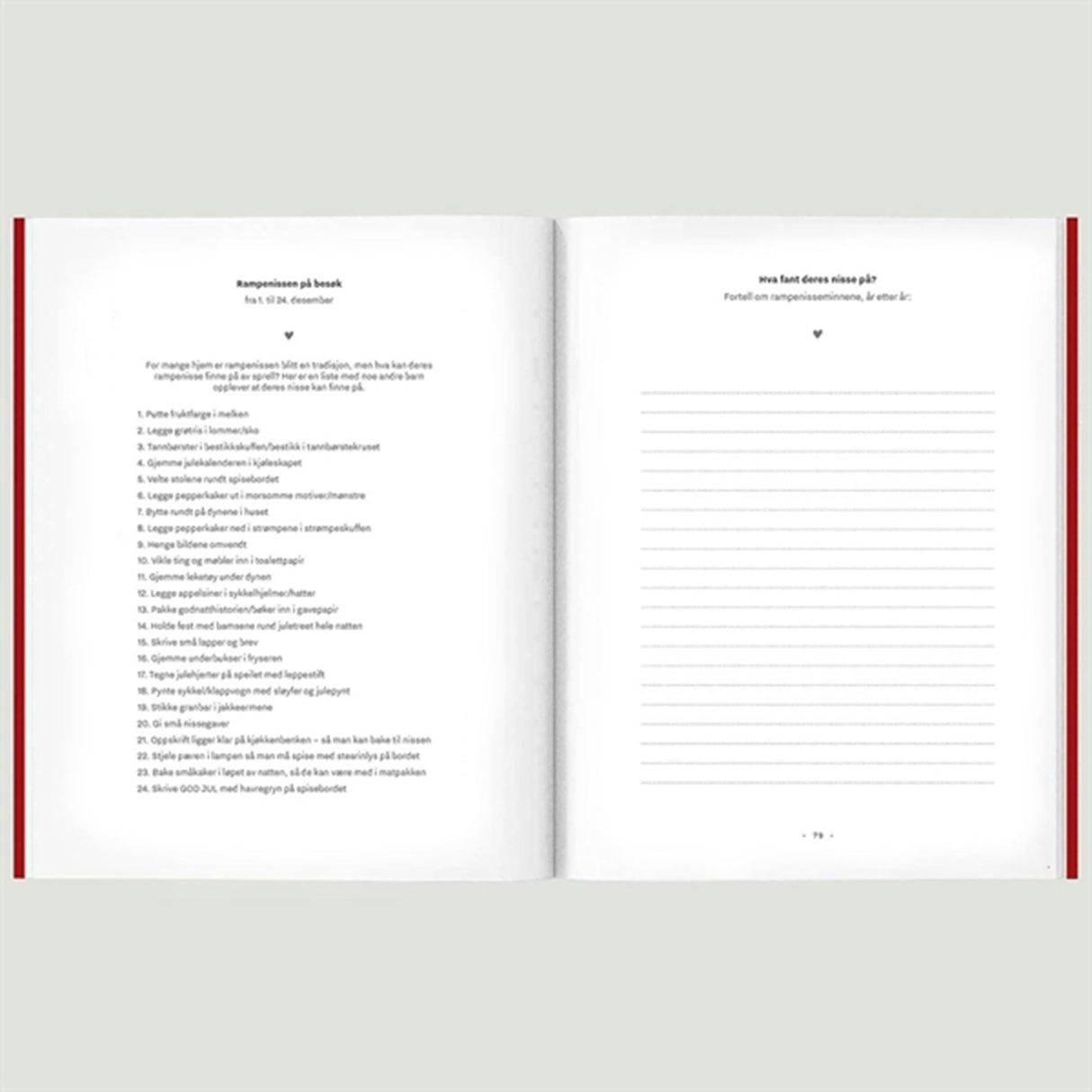 WITHWHITE Juleminner A5 Norsk