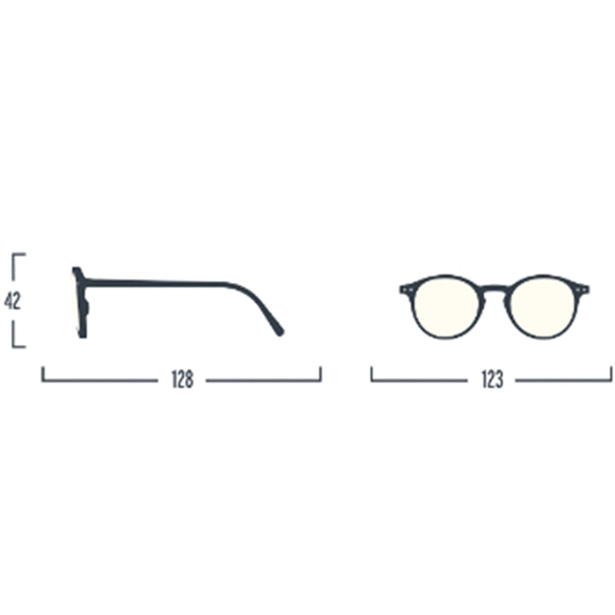 Izipizi Junior Skærmbriller #D Black Soft 0