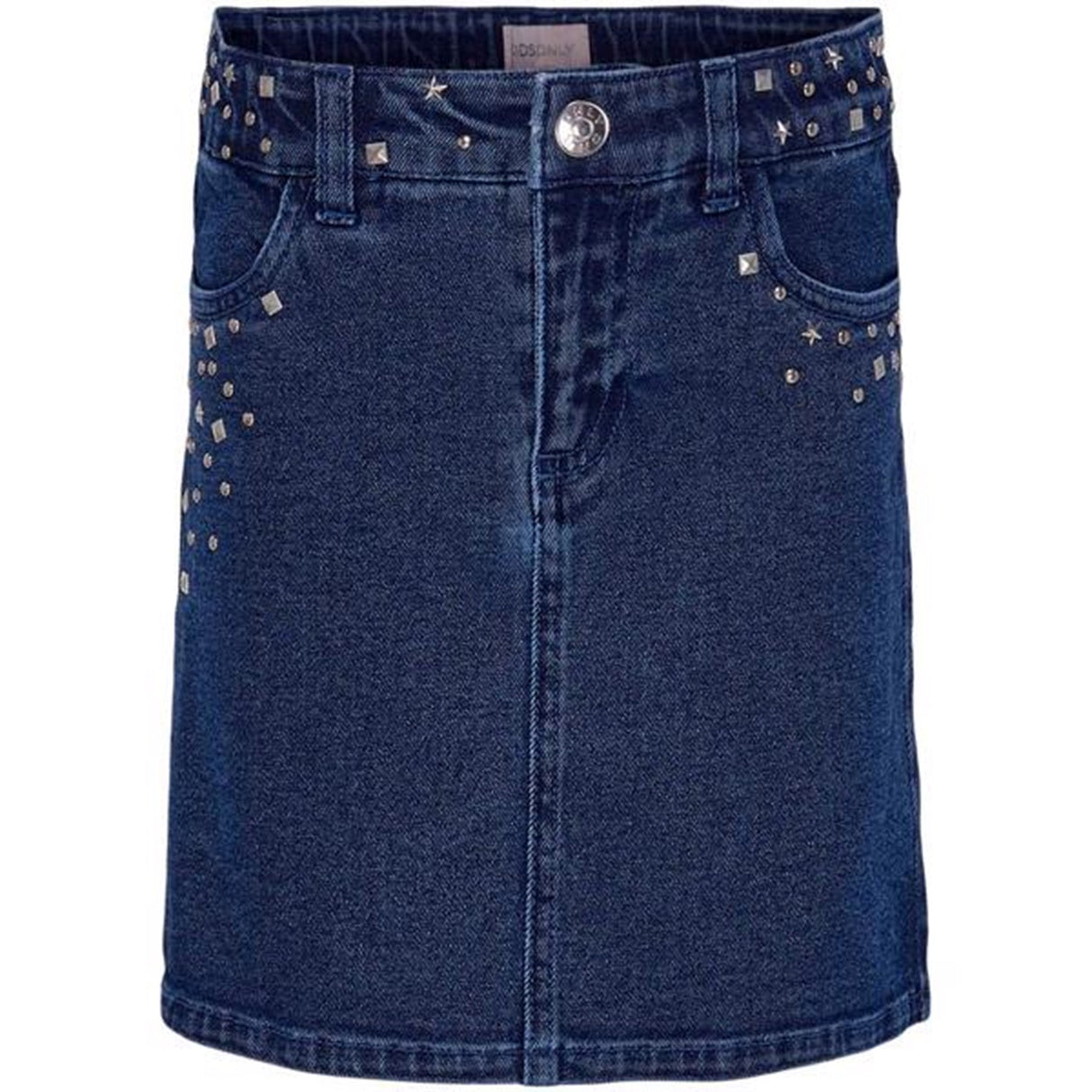 Kids ONLY Medium blå denim Dina Star pinneskjørt