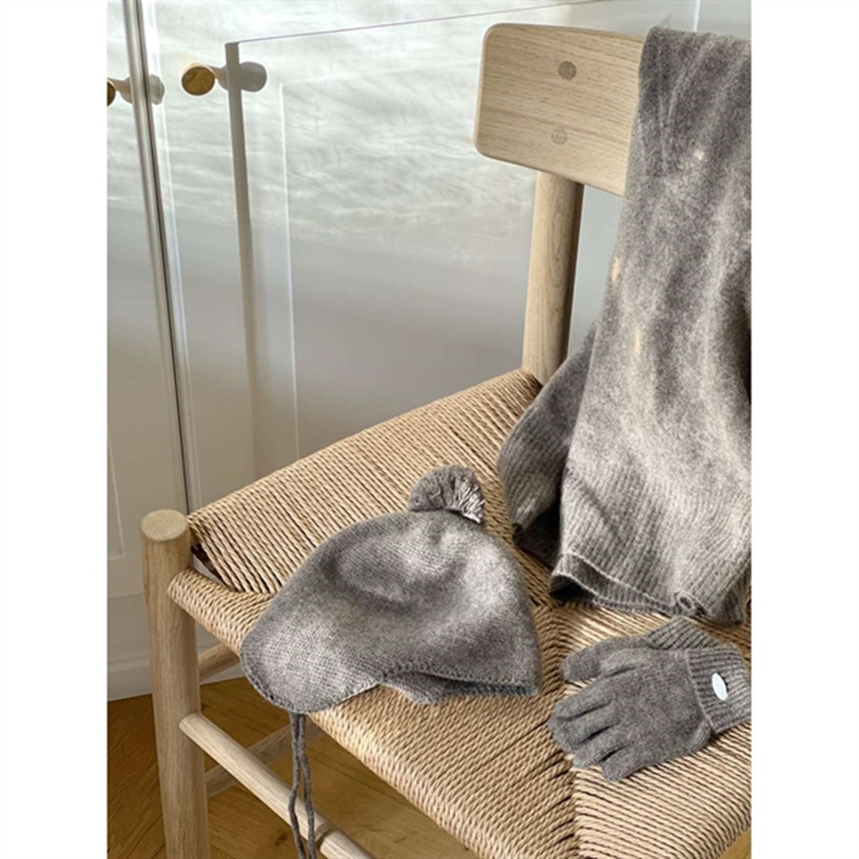 HOLMM Oxford Kim Cashmere Strikk Vanter