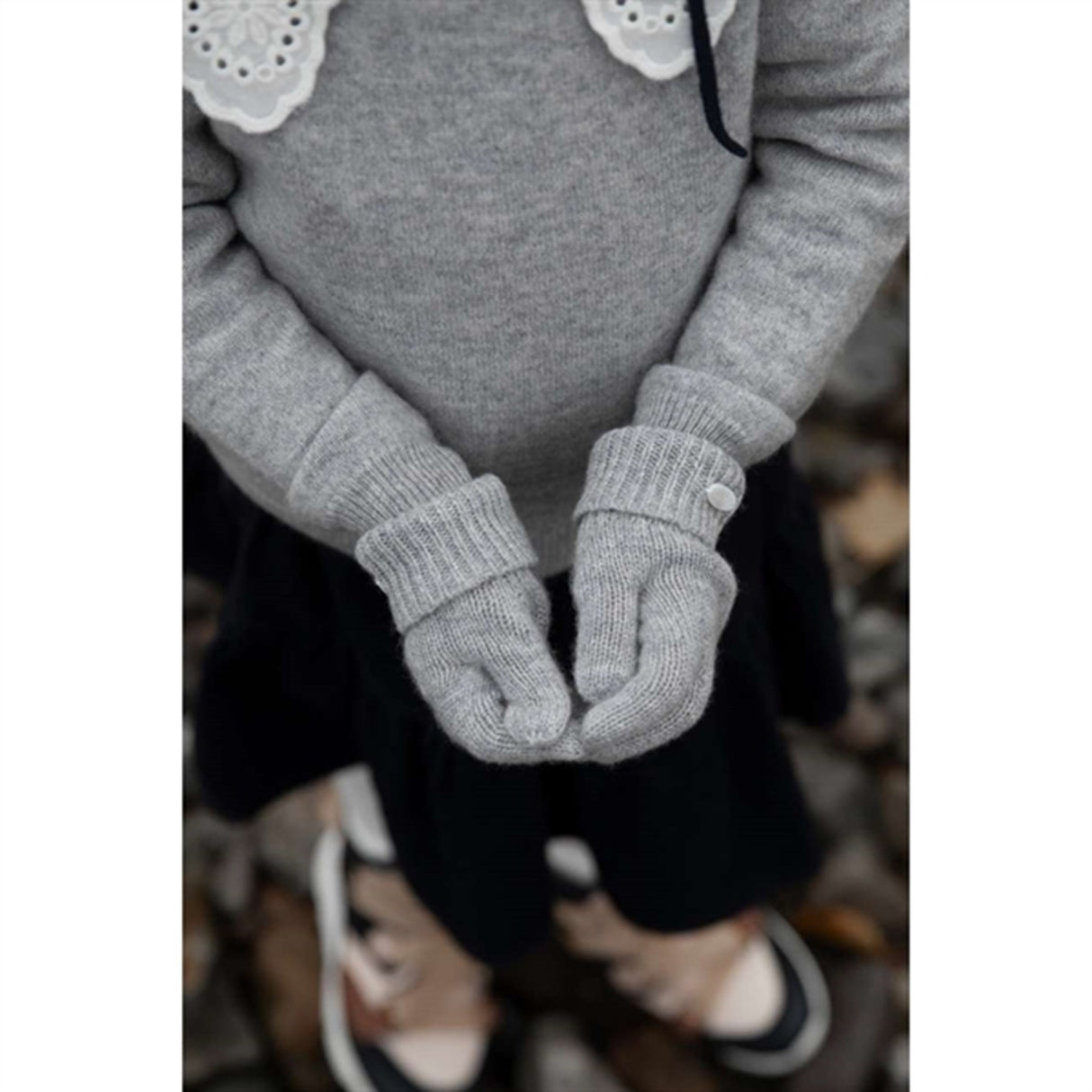 HOLMM Oxford Kim Cashmere Strikk Vanter