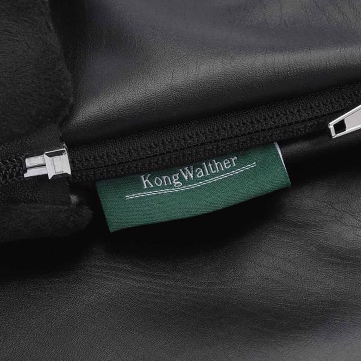 KongWalther Østerbro Barnevogn Hanske Faux Black Night