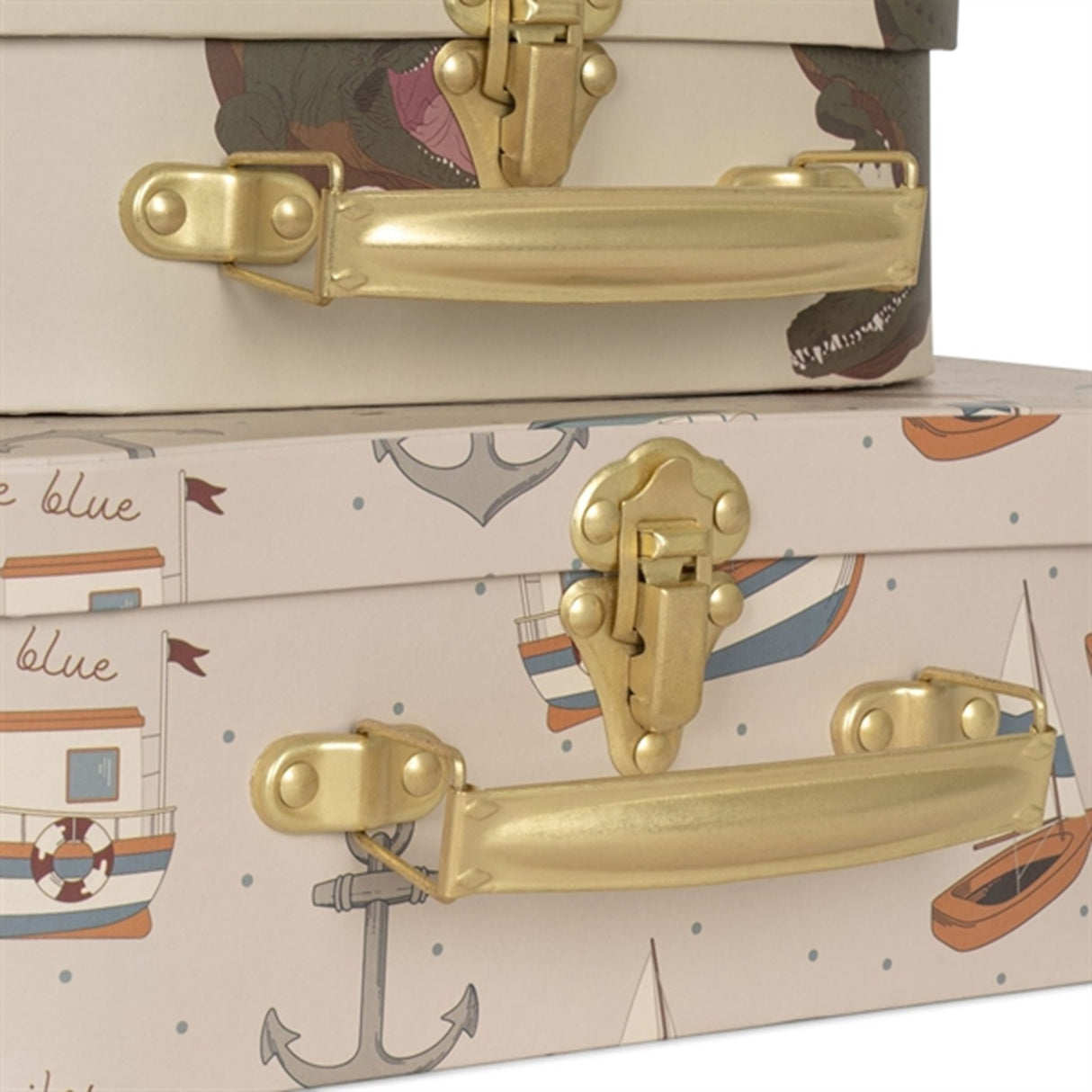 Konges Sløjd Kofferter 2-Pakning Crocodile