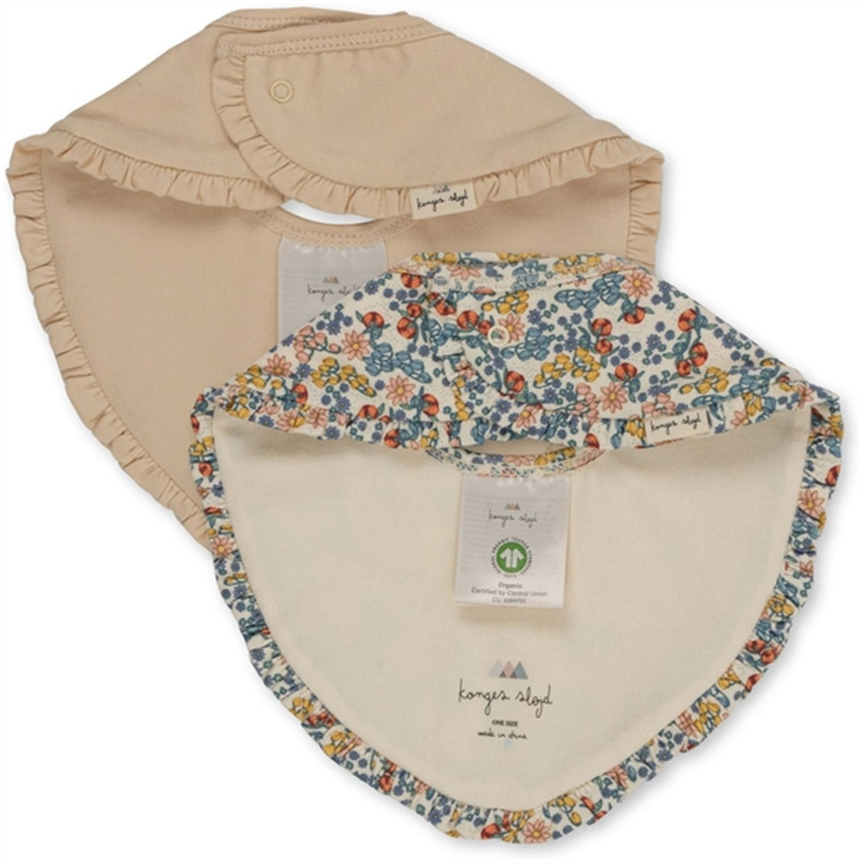 Konges Sløjd Smekke Basis 2-Pak Frill Bibi Fleur/Brazilian Sand