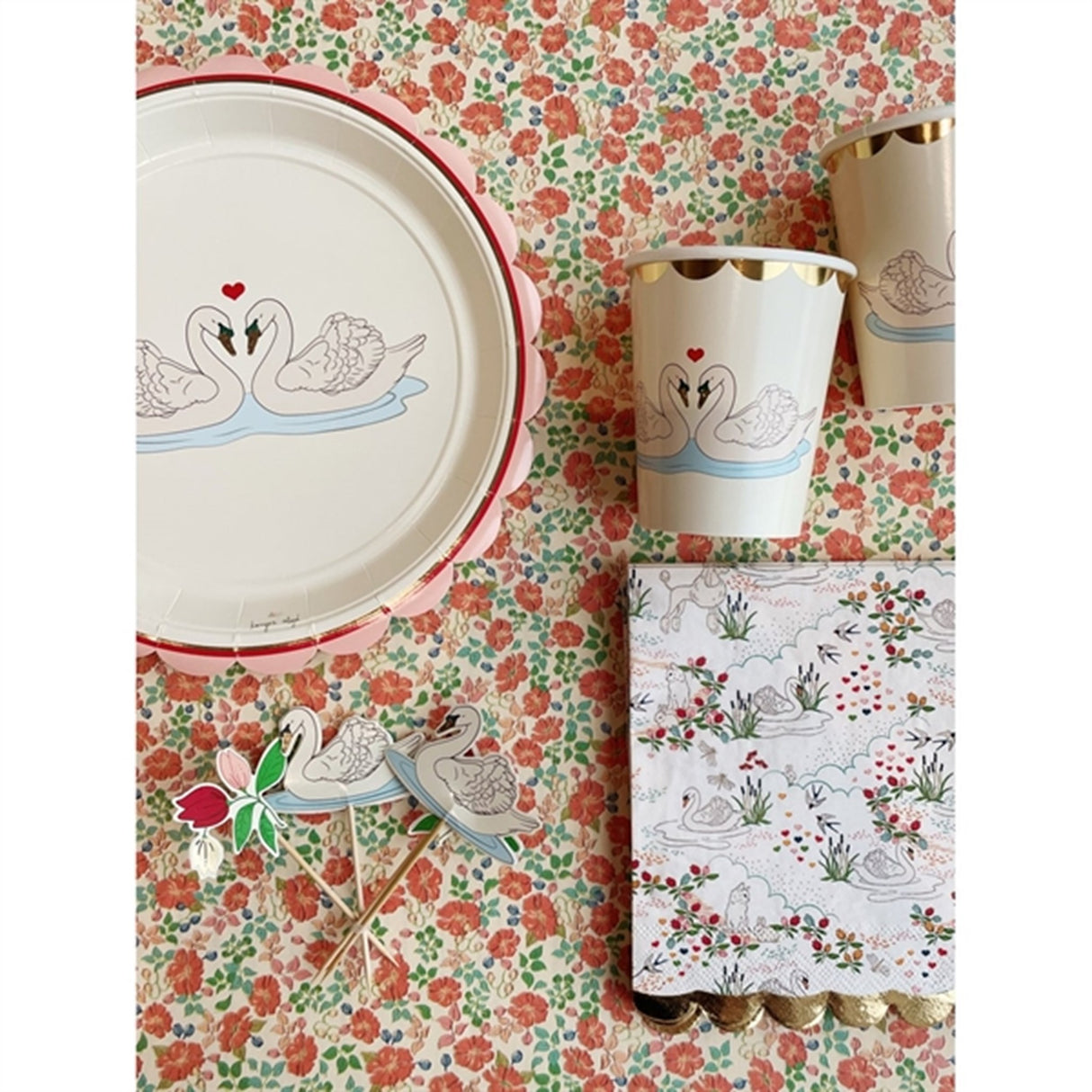 Konges Sløjd Swan Tallrikar Swan