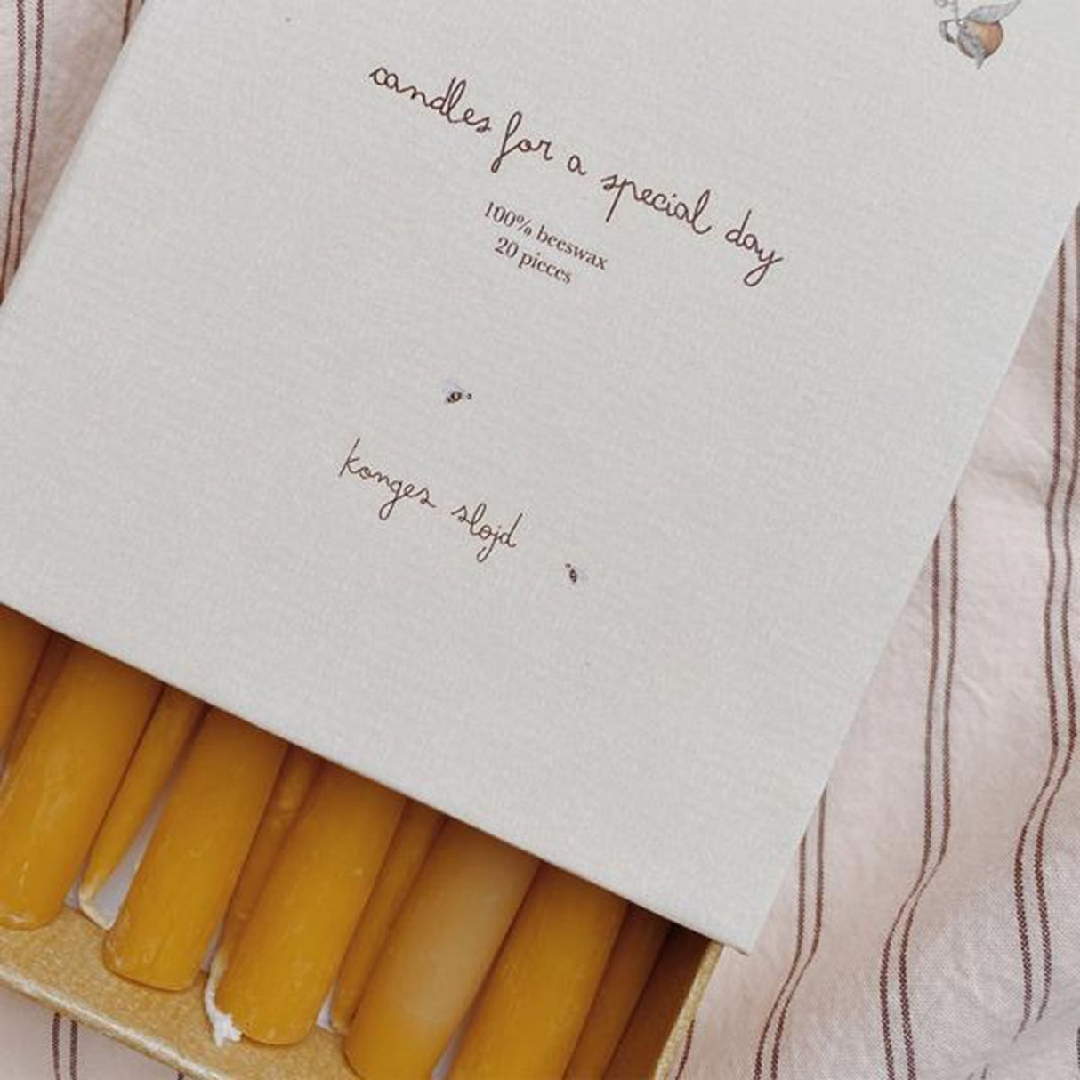 Konges Sløjd Lys 20-pak Nature