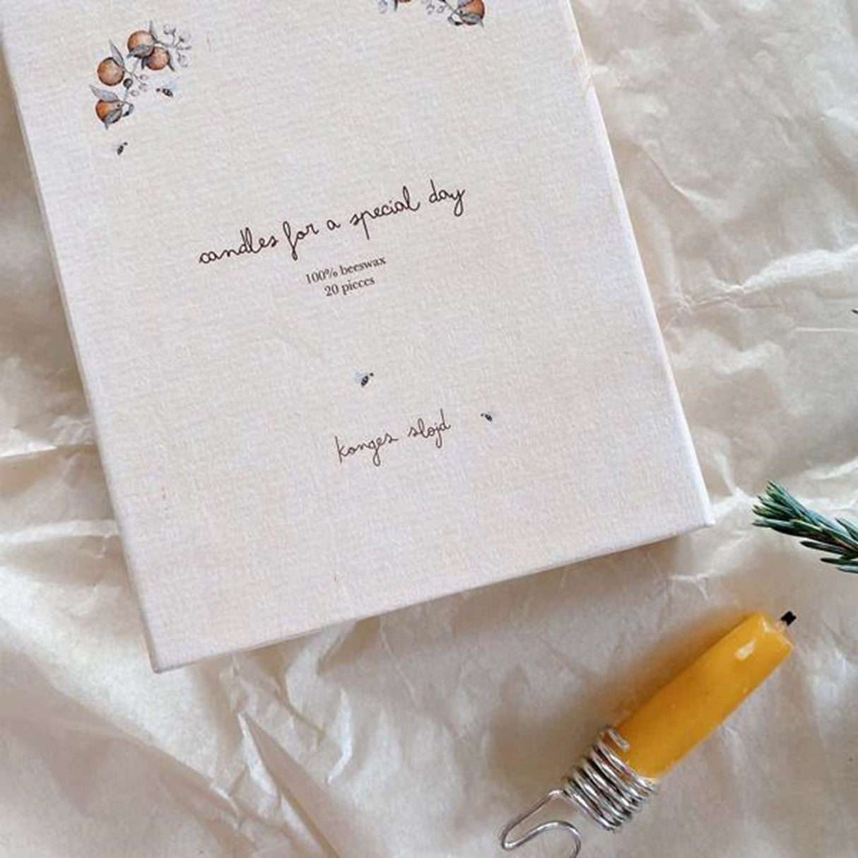 Konges Sløjd Lys 20-pak Nature