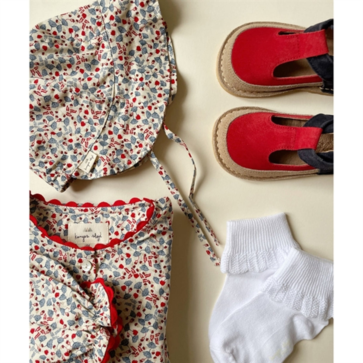 Konges Sløjd Esmee Sandal Ruskind Tricolore