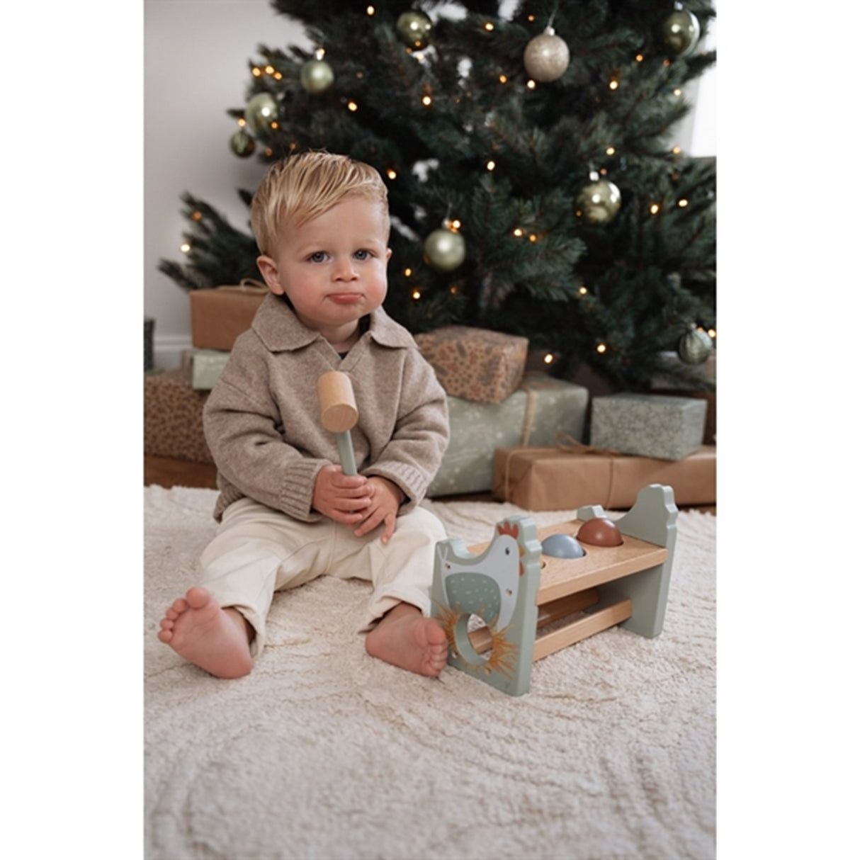 Little Dutch Little Farm Hammerbrett med kuler FSC