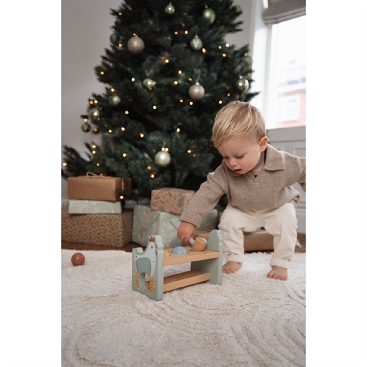 Little Dutch Little Farm Hammerbrett med kuler FSC