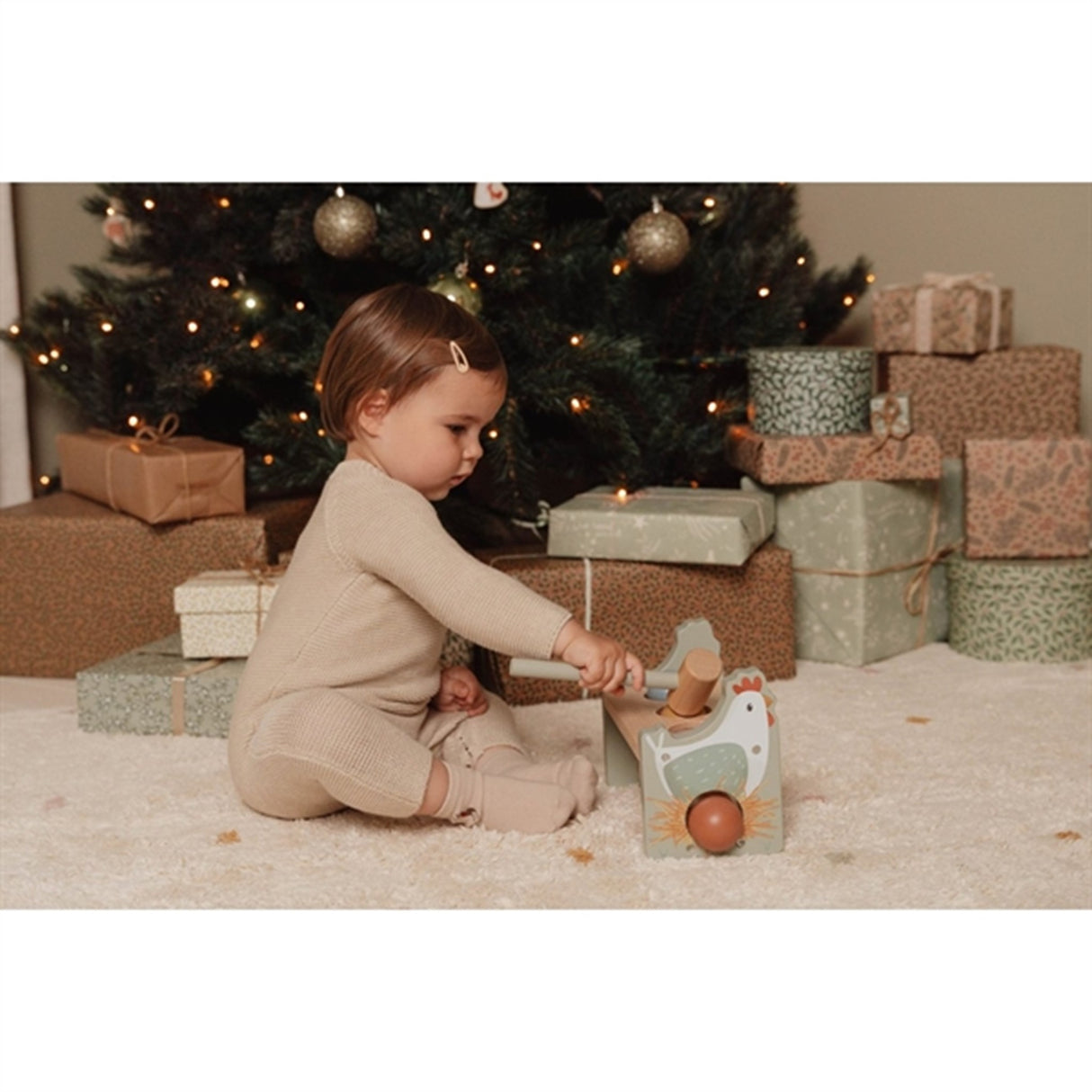 Little Dutch Little Farm Hammerbrett med kuler FSC