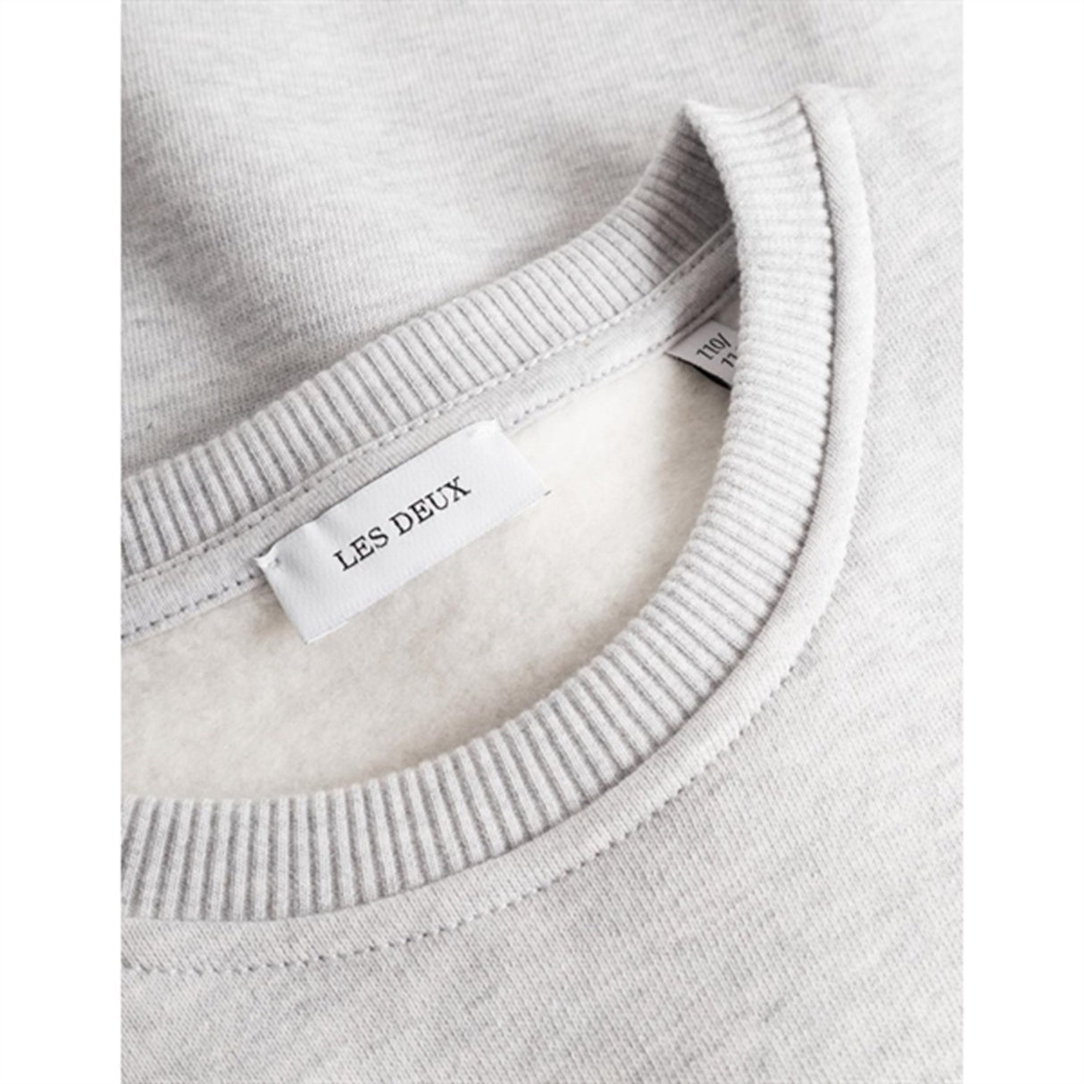 Les Deux Kids Snow Melange/Washed Denim Blue Blake Collegegenser