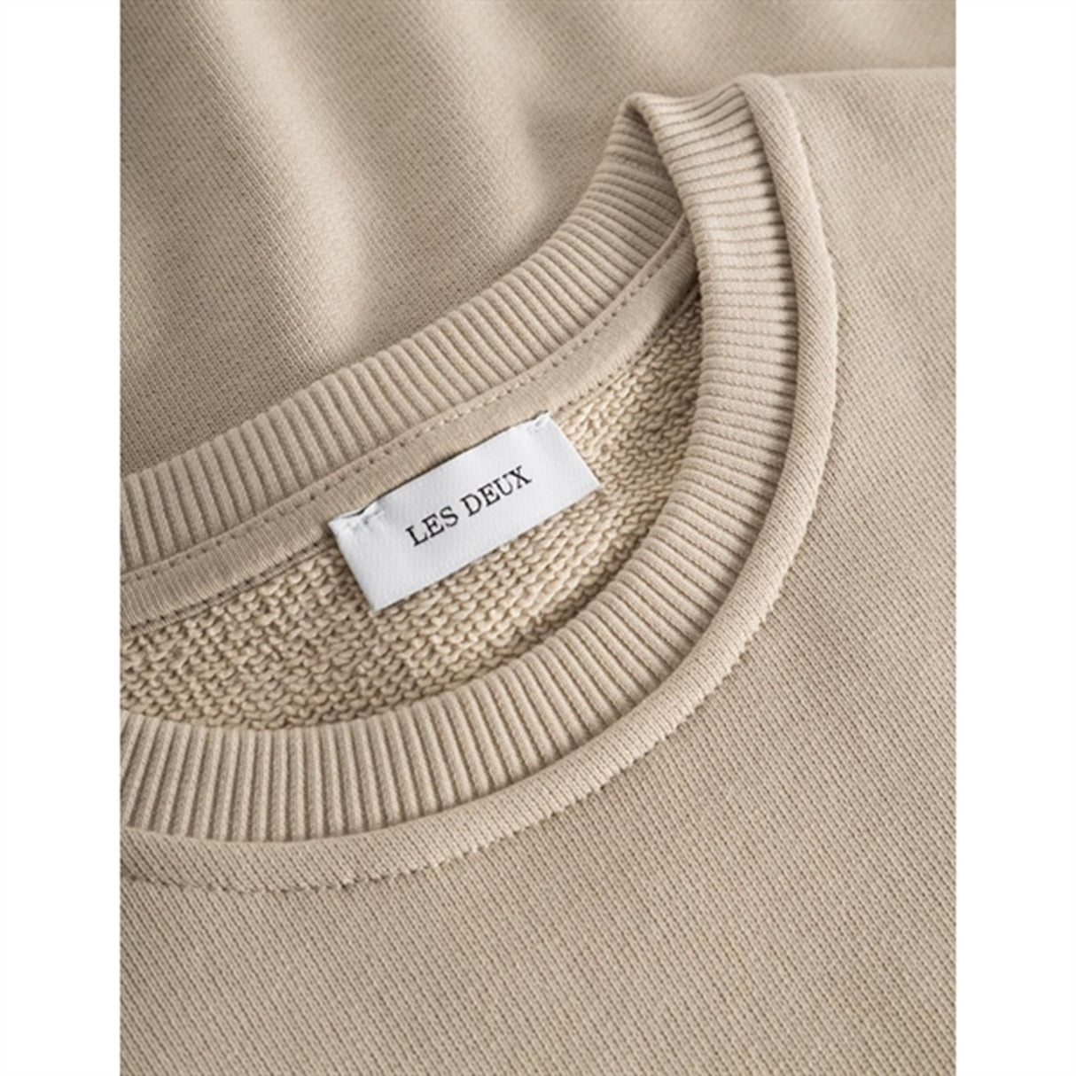 Les Deux Kids Light Desert Sand/Washed Denim Blue Globe Collegegenser