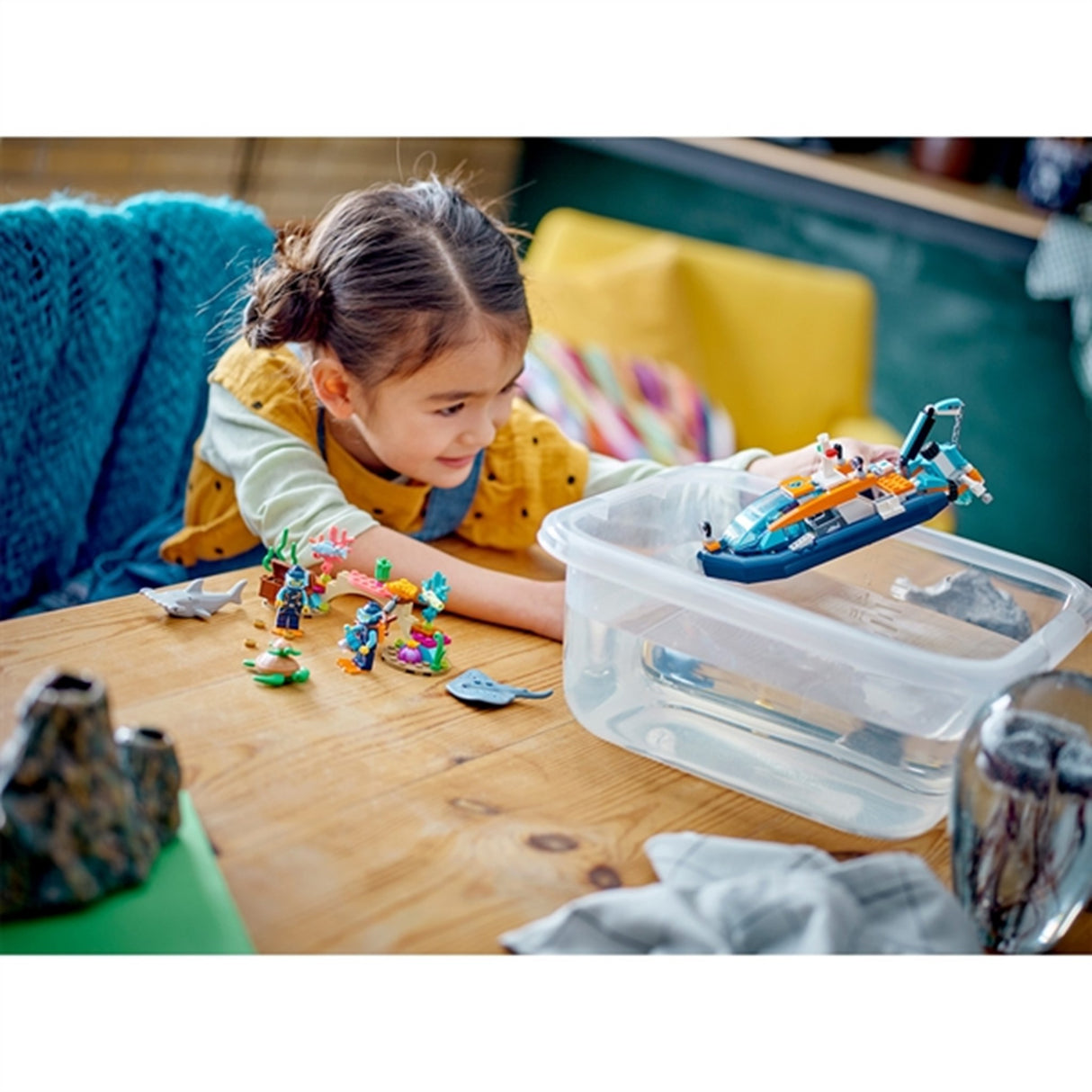 LEGO® City Utforskere og Dykkerbåt