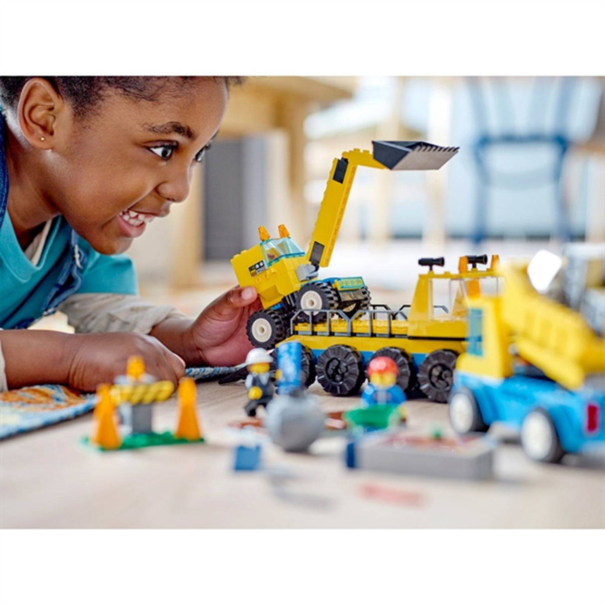 LEGO® City Anleggsmaskiner og Kran med Rivningskule