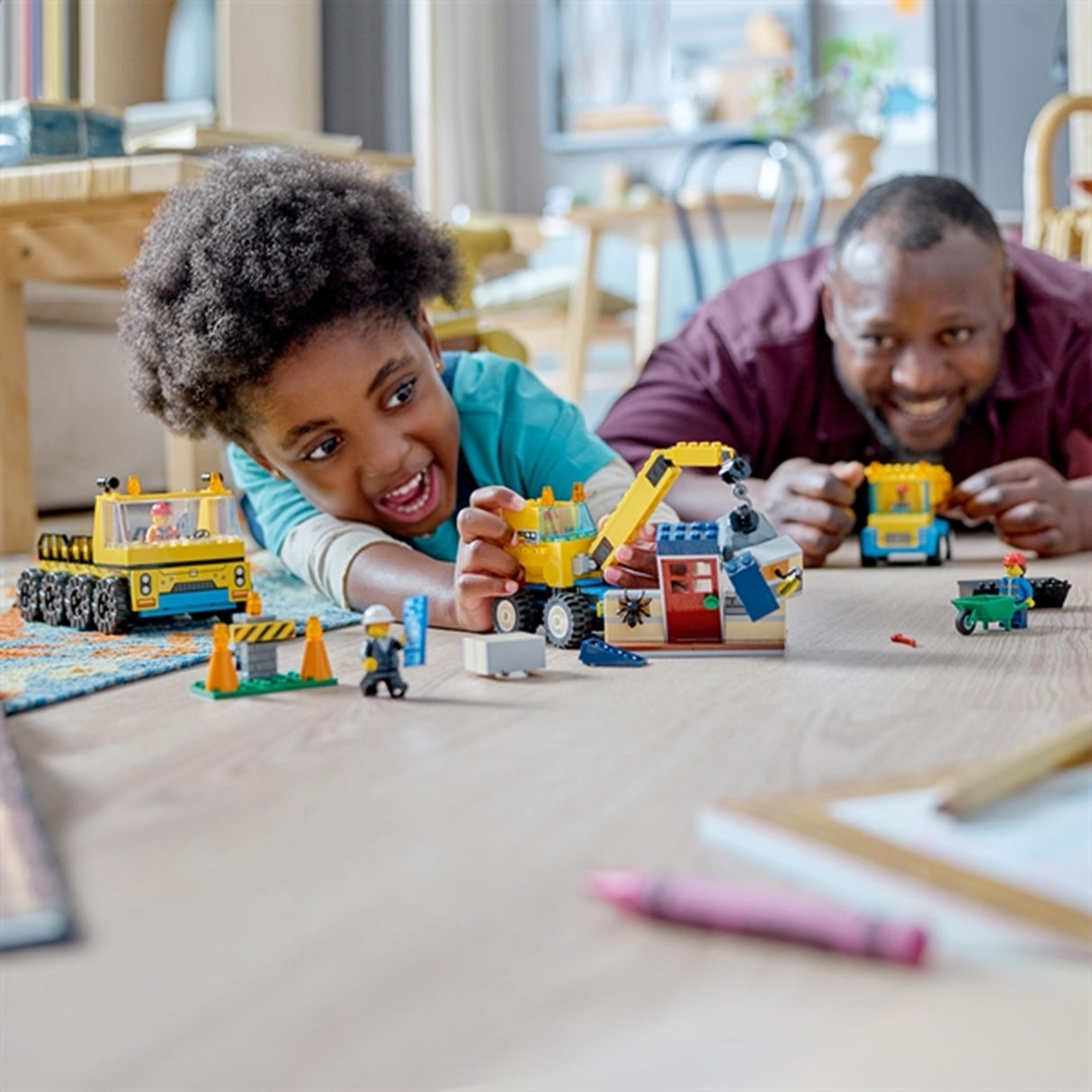 LEGO® City Anleggsmaskiner og Kran med Rivningskule