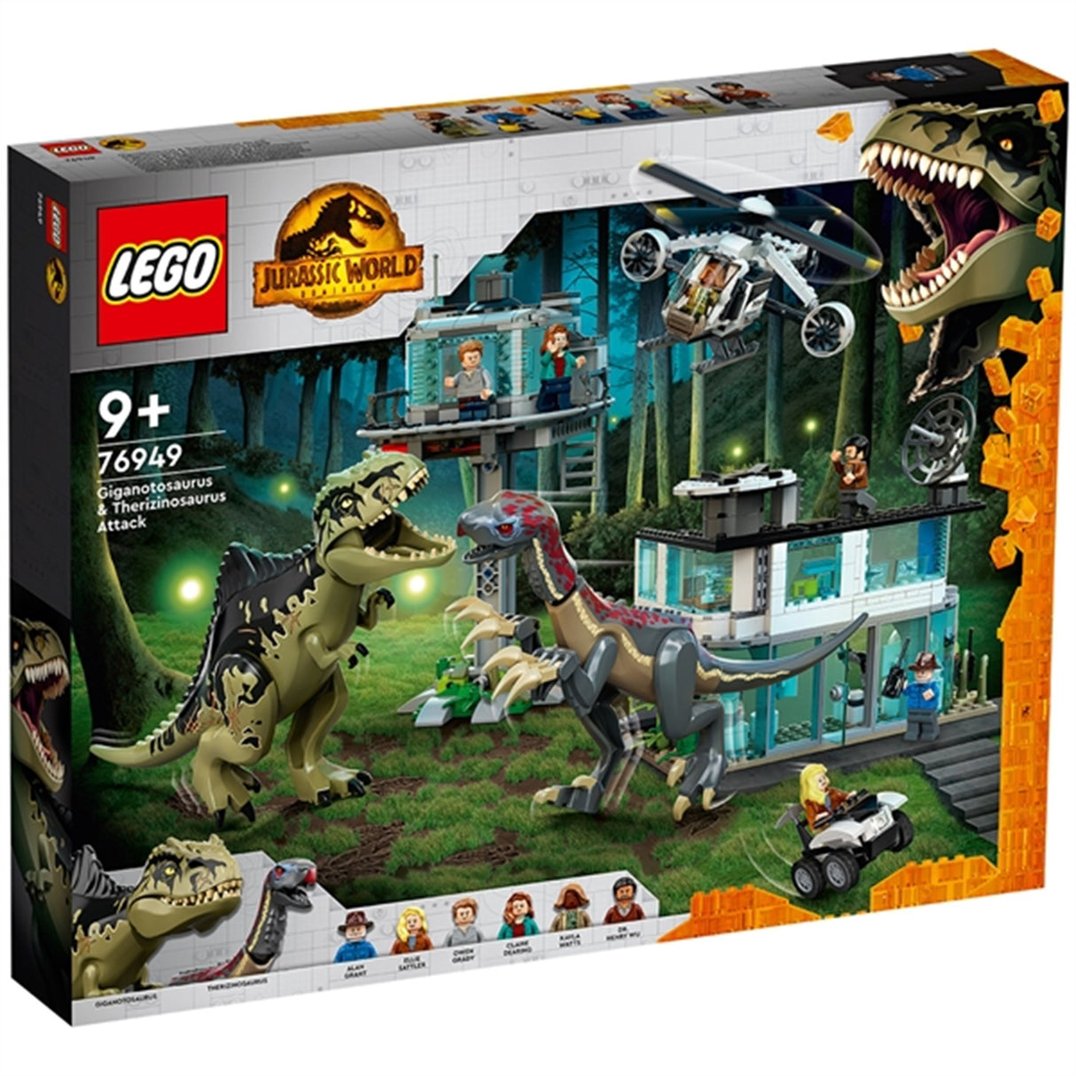 LEGO® Jurassic World™ Giganotosaurus og Therizinosaurus Angriper