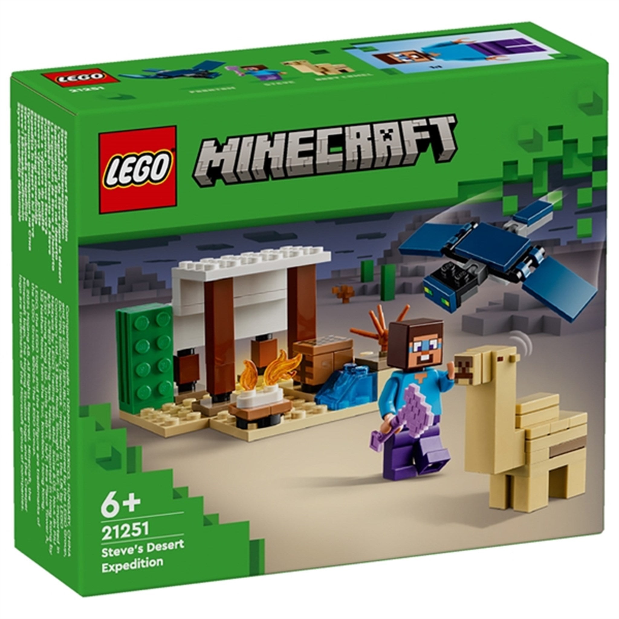 LEGO® Minecraft® Steves Ørkenekspedisjon
